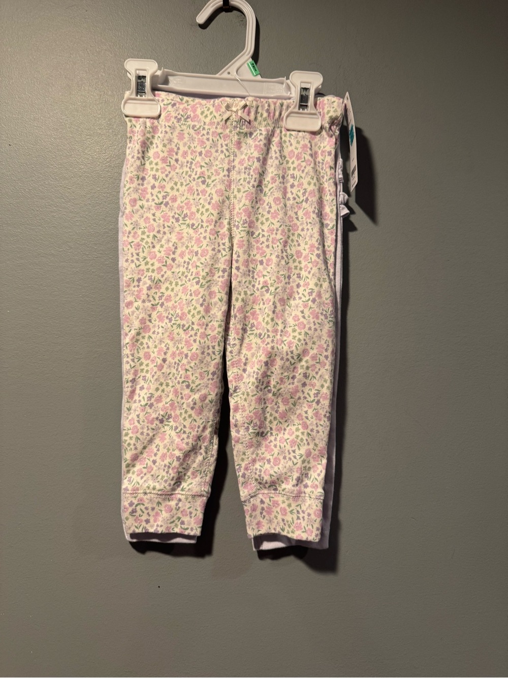 * Baby Girls Floral Print Jogger Pants SET
